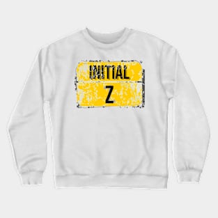 For initials or first letters of names starting with the letter Z Crewneck Sweatshirt